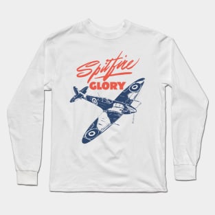 Supermarine Spitfire Glory | WW2 Plane Long Sleeve T-Shirt